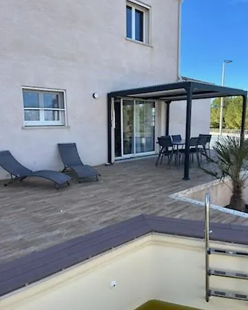 Maison 8 Couchages Clim, Plage A Pied, Petite Piscine Port-la-Nouvelle Room photo