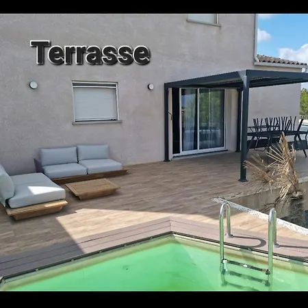 Maison 8 Couchages Clim, Plage A Pied, Petite Piscine Port-la-Nouvelle Exterior photo