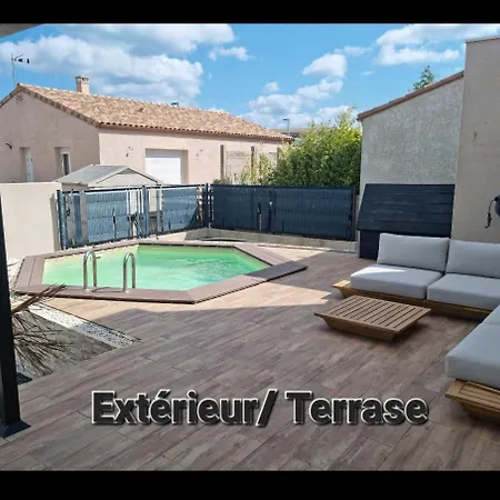 Maison 8 Couchages Clim, Plage A Pied, Petite Piscine Port-la-Nouvelle Exterior photo