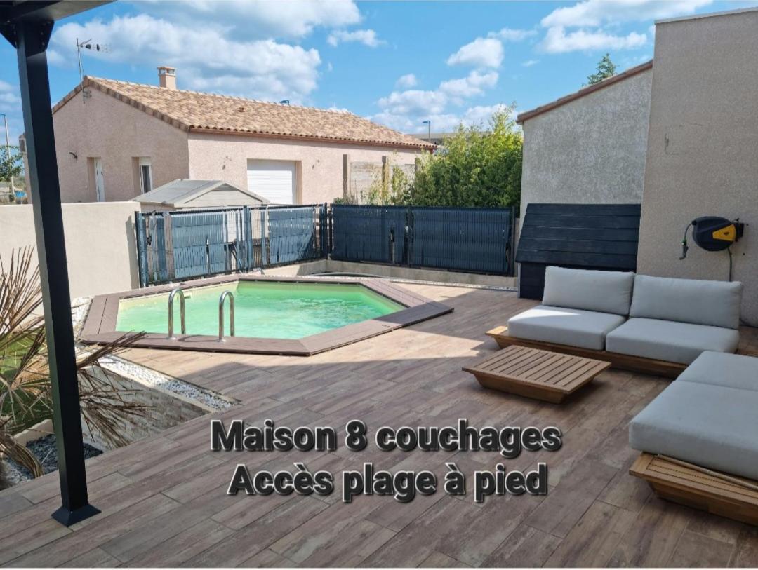 Maison 8 Couchages Clim, Plage A Pied, Petite Piscine *
