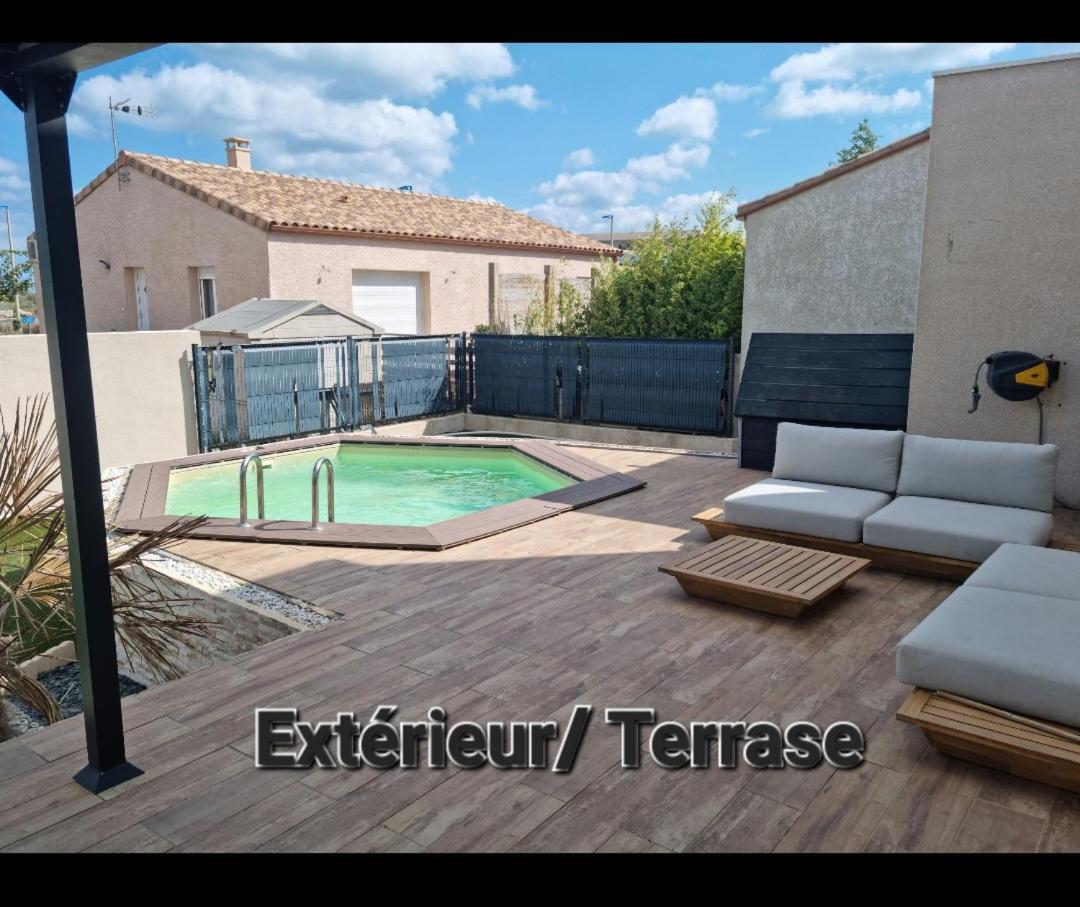 Maison 8 Couchages Clim, Plage A Pied, Petite Piscine Port-la-Nouvelle