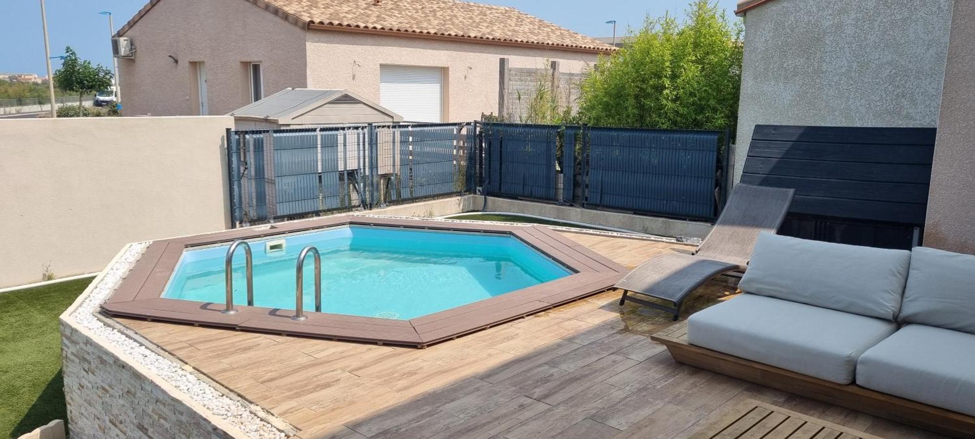 Maison 8 Couchages Clim, A Pied, Petite Piscine Port-la-Nouvelle
