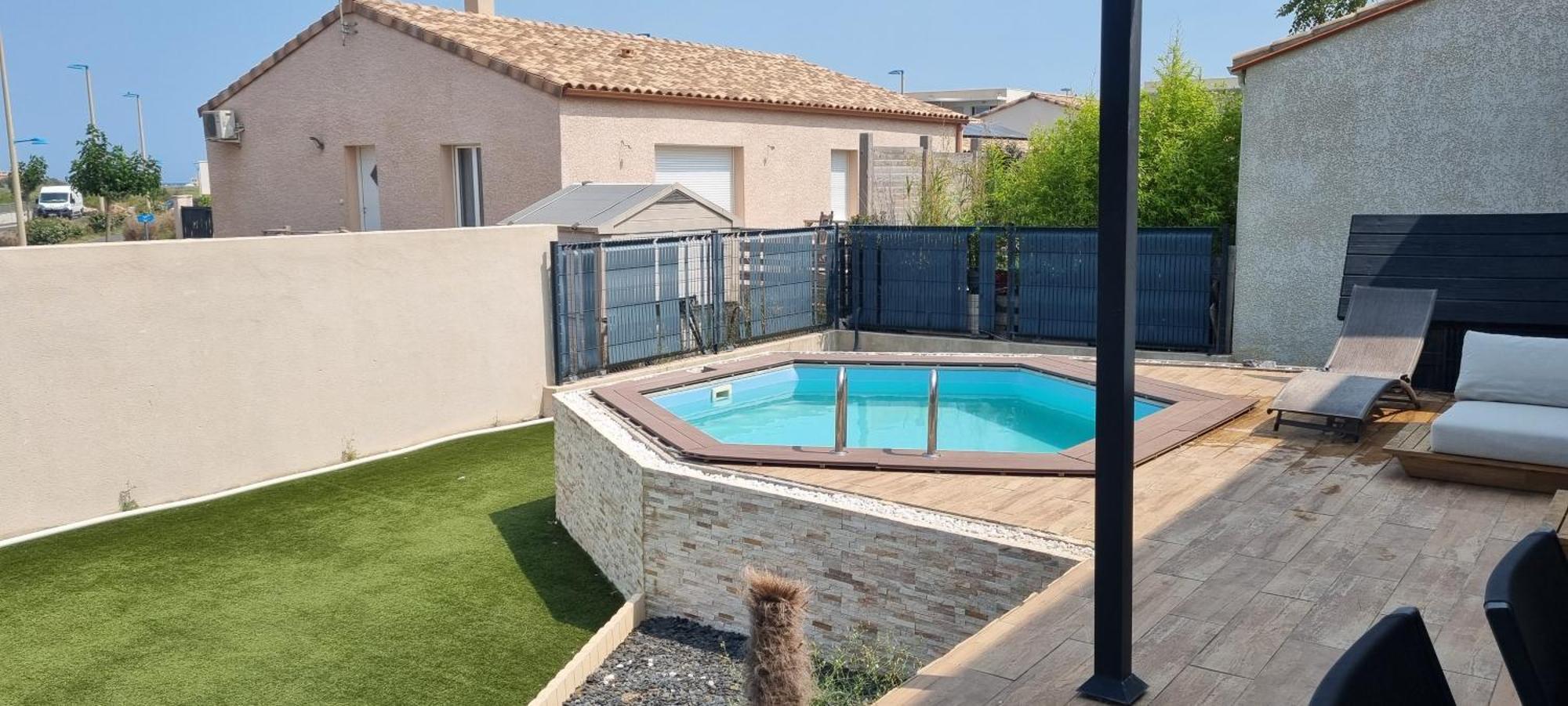 Maison 8 Couchages Clim, A Pied, Petite Piscine Holiday home *